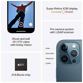 Apple iPhone 12 Pro Max (256 GB) - srebrny : Amazon.pl